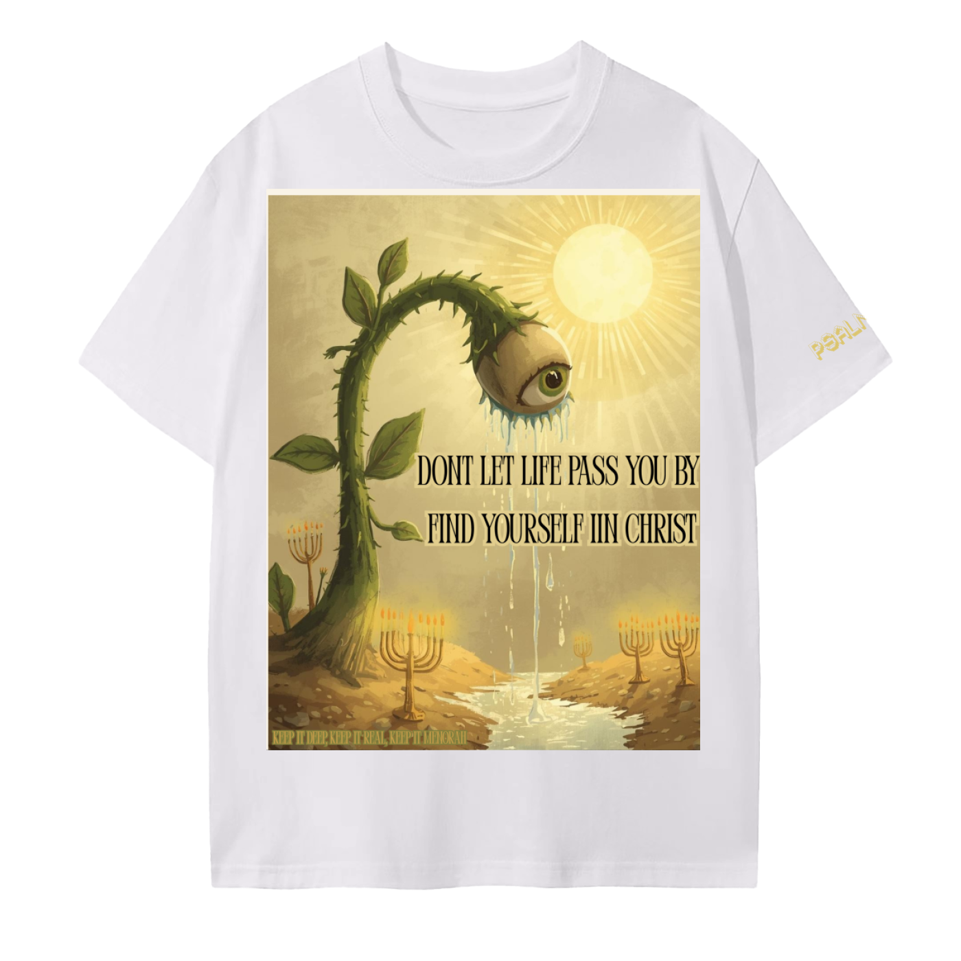 FIND YOURSELF IN CHRIST Unisex Seamless Cotton T-Shirt