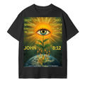 SEEK THE LIGHT Cotton T-Shirt