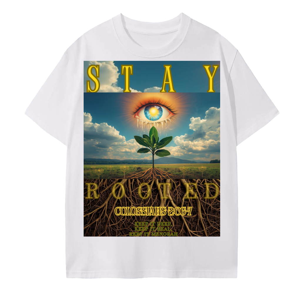 STAY ROOTED Cotton T-Shirt