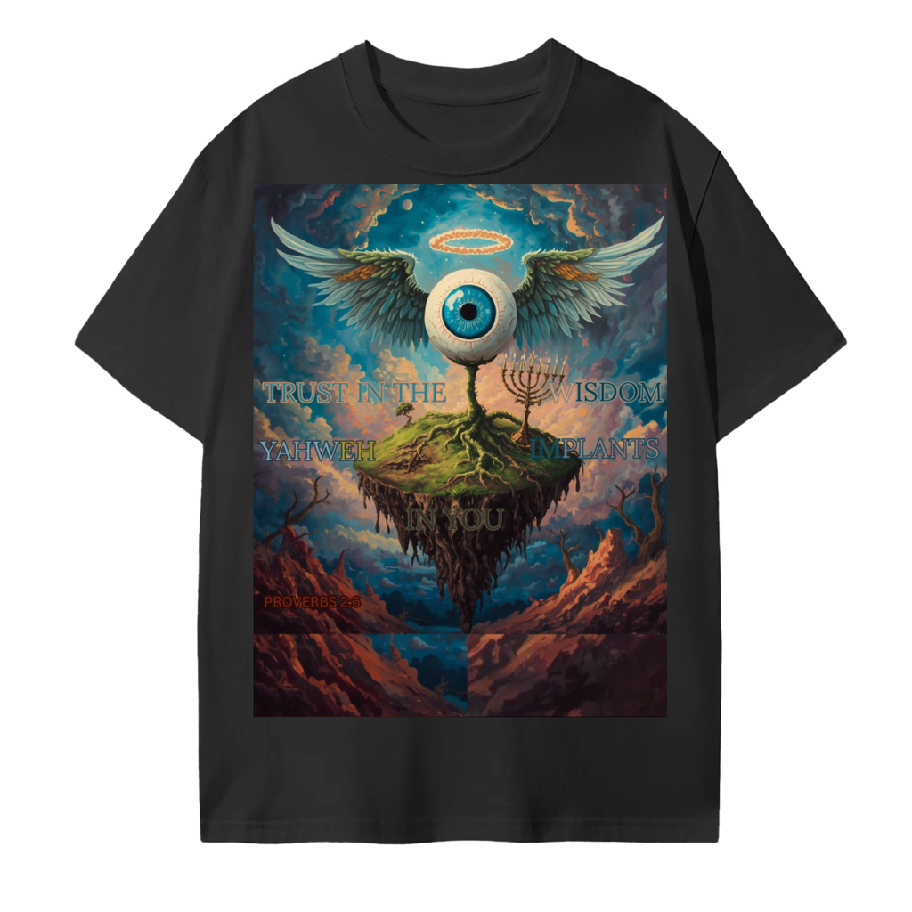 TRUST HIS WISDOM Cotton T-Shirt