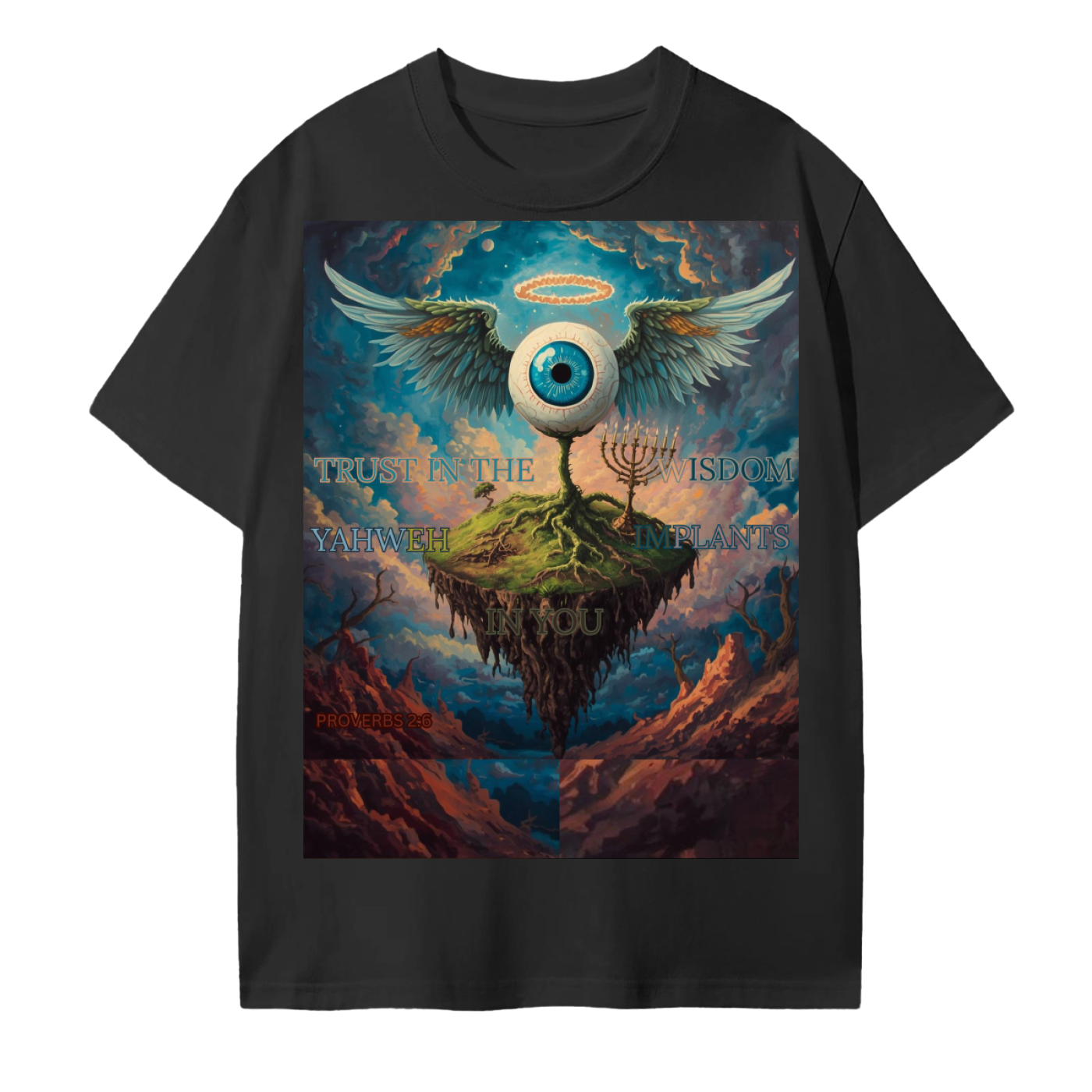 TRUST HIS WISDOM Cotton T-Shirt